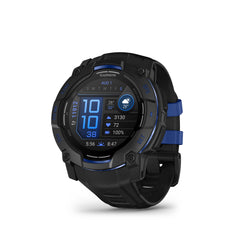 Instinct 3 Black/Bolt Blue 50mm AMOLED