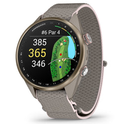 Garmin Approach S72 Advanced Golf Smartwatch in French Gray/Blush Pink 43MM