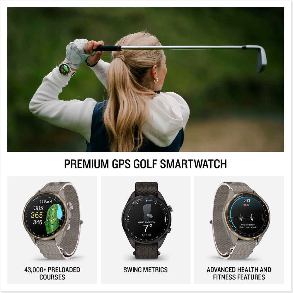 Garmin Approach S72 Premium GPS Golf Smartwatch