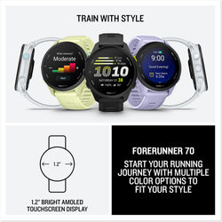 Garmin Forerunner 70 train with style
