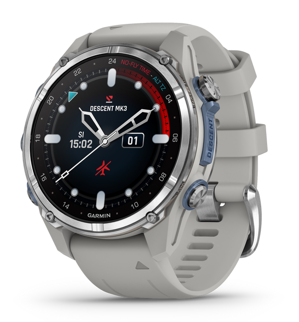Garmin Descent Mk3 Watch-Style GPS Dive Computer white