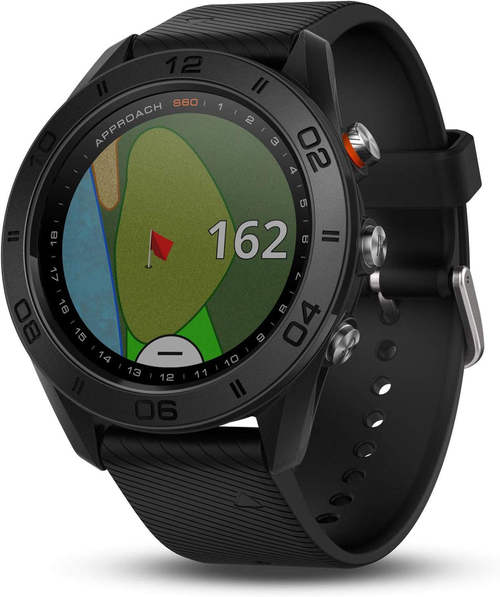 Front view of Garmin Approach S60 Premium GPS Golf Watch 