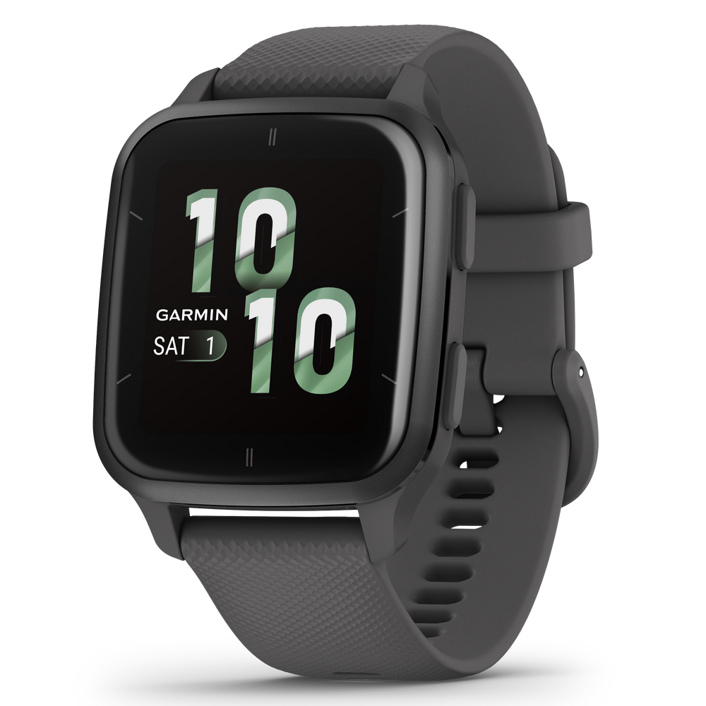 Garmin Venu SQ 2 GPS Smartwatch with AMOLED display (Slate & Shadow Gray)