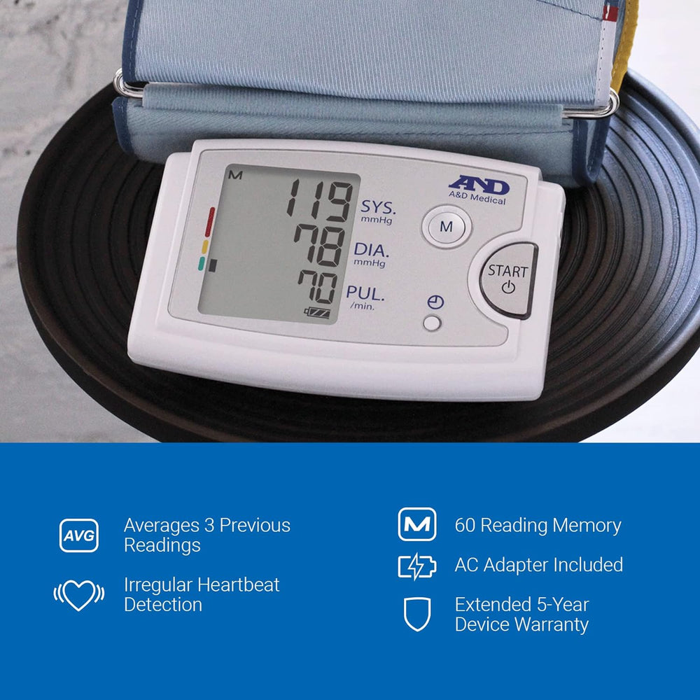 A&D Medical UA-789AC Premium Automatic BP Monitor Extra Large Cuff