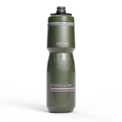 Camelbak Podium Chill Bike Bottle, Insulated Water Bottles Camelbak 24 oz Deep Fern