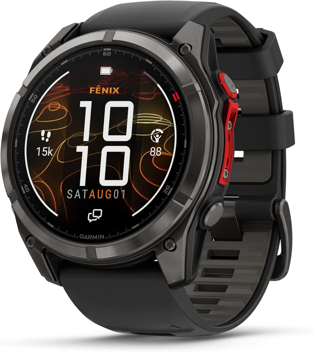 Garmin fēnix® 8 Pro MicroLED Sapphire GPS Smartwatch – 51mm with Built-in inReach Technology