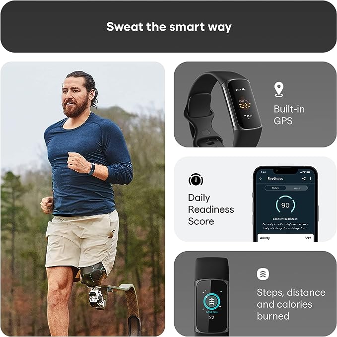 Fitbit Charge 5 Fitness and Health Tracker