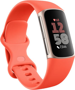 B0CC644KMJ FitBit Activity Monitors Red Fitbit Charge 6 Activity and Fitness Tracker 