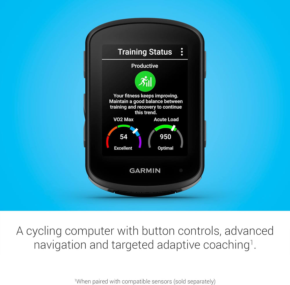 Garmin Edge 540 Solar GPS Cycling Computer with Advanced Navigation