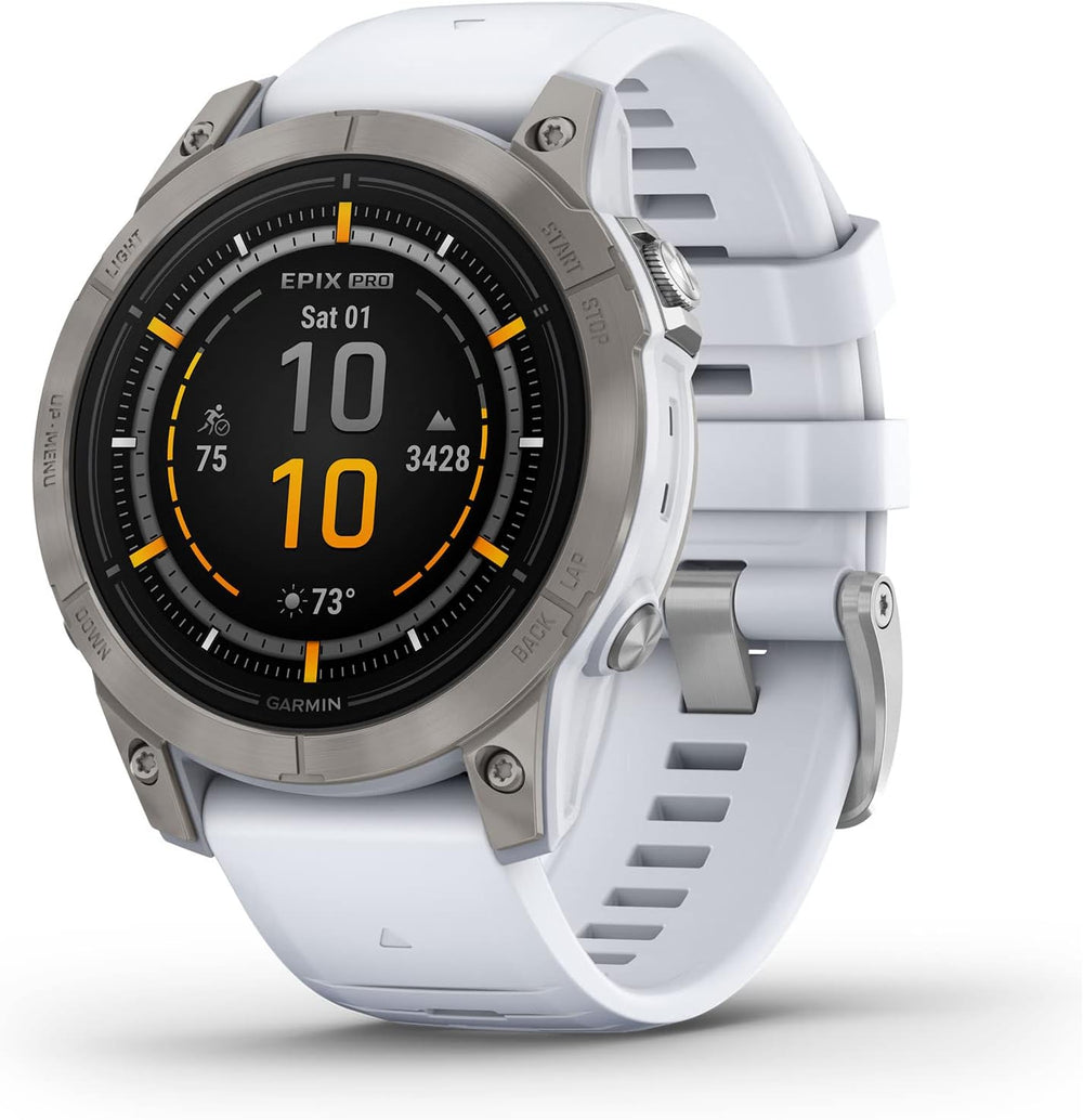 Garmin Multi-Sport Watch Titanium & Whitestone / Sapphire  - 47mm Garmin epix Pro (Gen 2) GPS Outdoor Watch