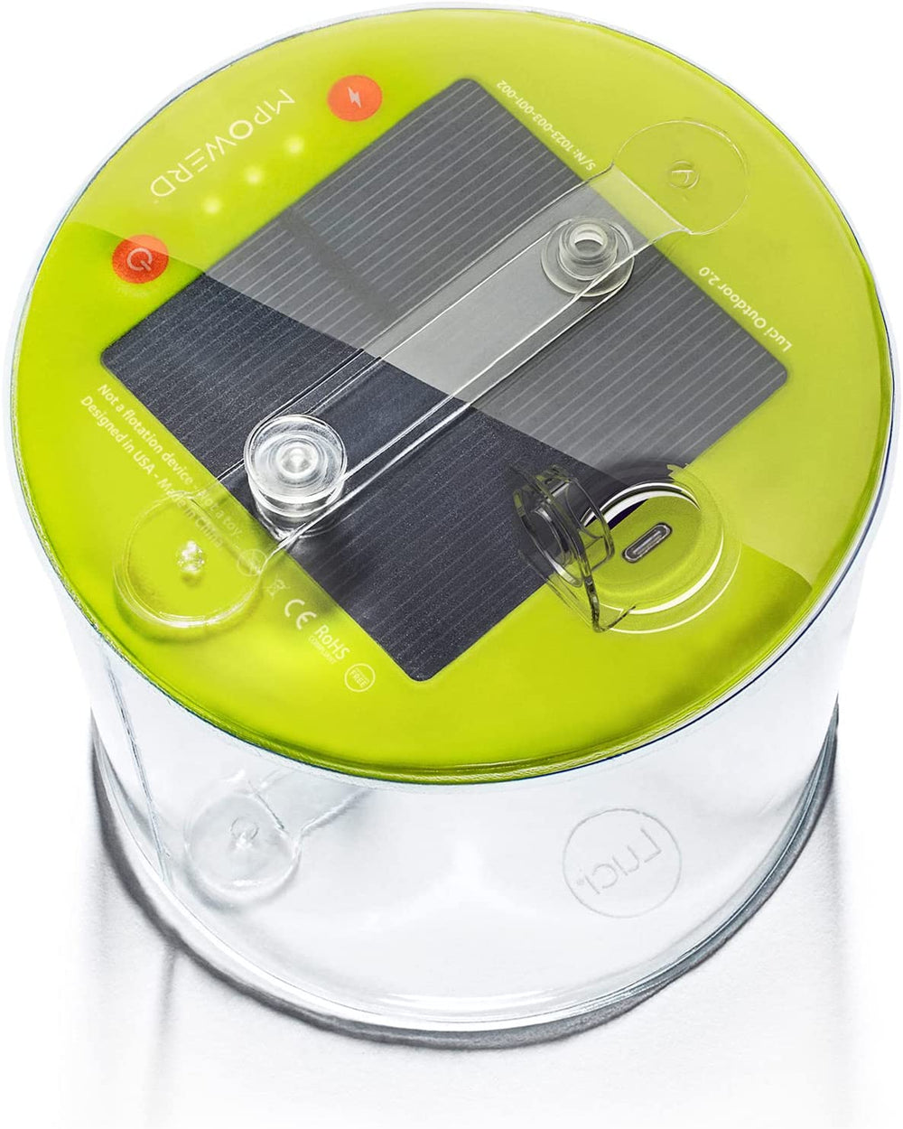 MPOWERD Cool Gadgets MPOWERD Luci Outdoor Inflatable Solar Lantern 2.0 with USB-C Port