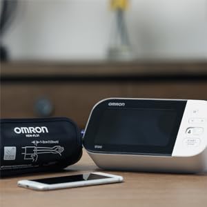 Omron Automatic Blood Pressure Omron BP7350 Bluetooth 7 Series Upper Arm Blood Pressure Monitor