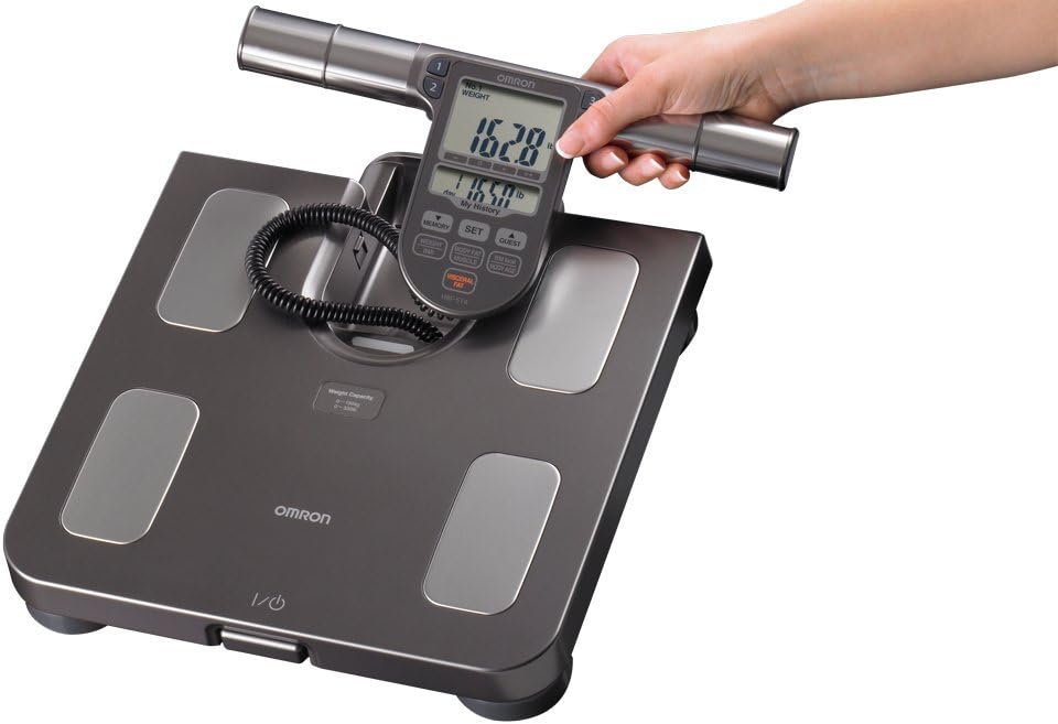 Omron BF508 Body Fat Composition Sensor Monitor BMI Home Bathroom Weighing  Scale for sale online