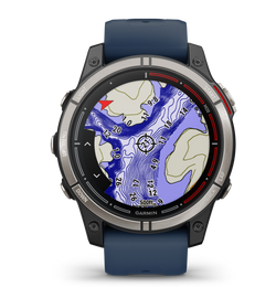 Garmin quatix 7 Pro marine GPS smartwatch topo view