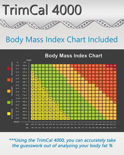 Sequoia Body Measurement Sequoia Fitness TrimCal 4000 Skinfold Body Fat % Caliper