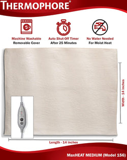 Thermophore Heat Therapy Thermophore Arthritis Pad Moist Heat (Model 156) 14"x14"