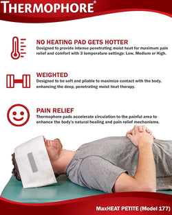 Thermophore Heating Pads Thermophore Arthritis Pad Moist Heat (Model 177) 4"x17"