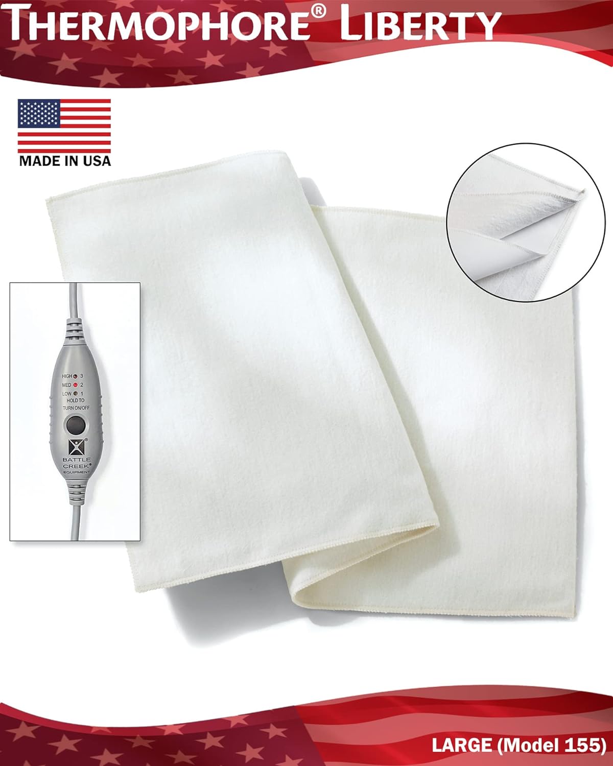 Thermophore Liberty (USA Assembled) Moist Heat Pack (Model 155) Large
