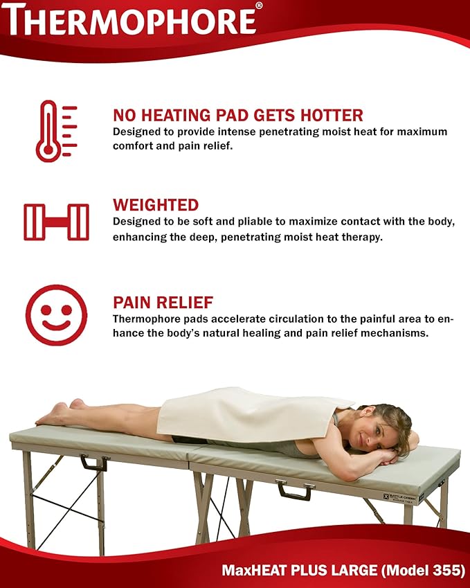 Thermophore Heating Pads Thermophore MaxHEAT Plus Automatic Moist Heat Pack (Model 355)