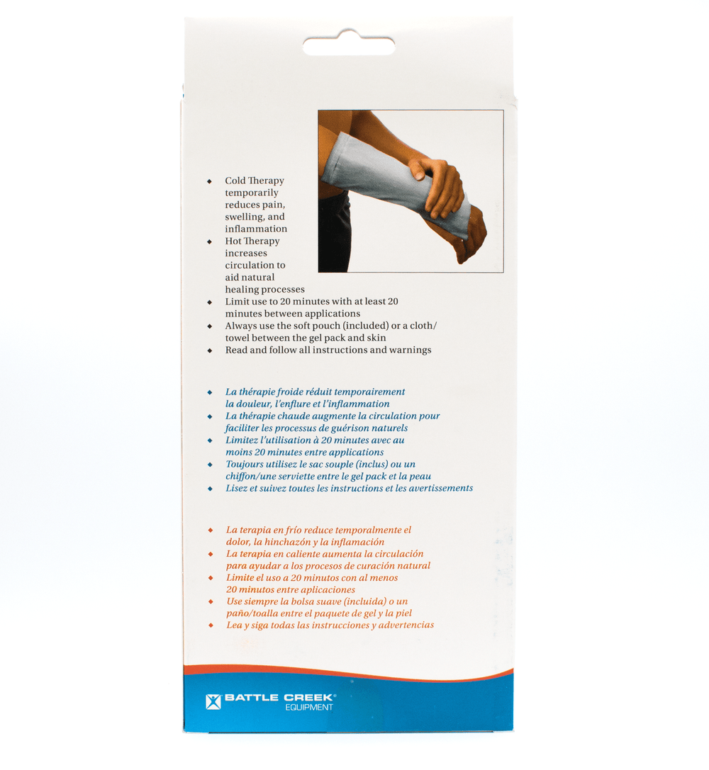 Battle Creek Equipment 4.5 in. x 9 in. Ice it A-Pack Cold Pack Refill Cold Therapy Thermophore   