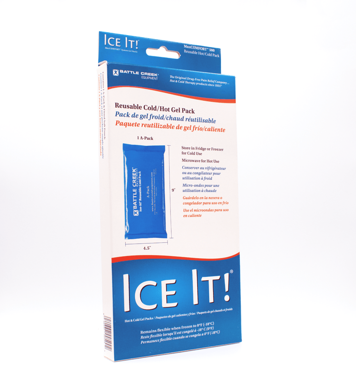 Battle Creek Equipment 4.5 in. x 9 in. Ice it A-Pack Cold Pack Refill Cold Therapy Thermophore   