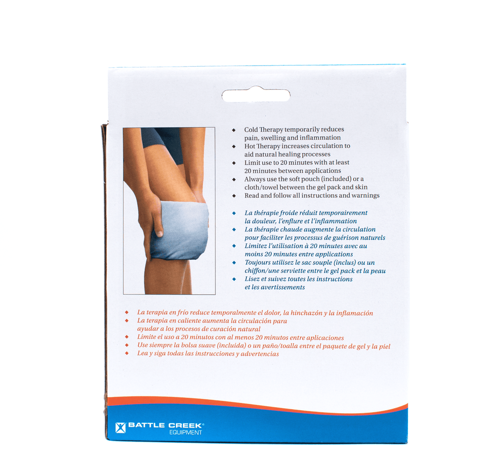 Battle Creek Ice It! Reusable Cold Pack - E Pack Single (Model 502) Cold Therapy Thermophore   