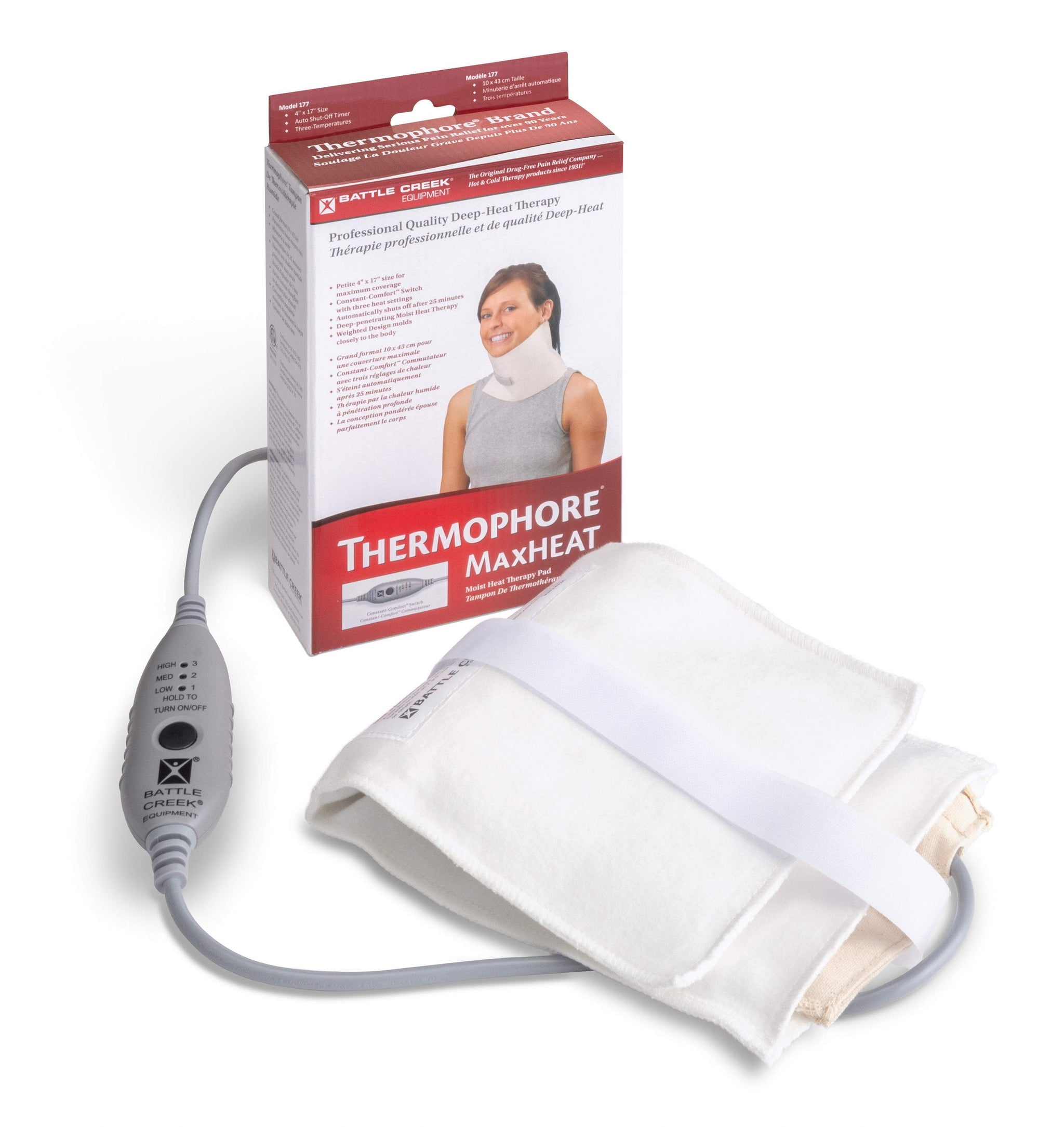 Thermophore Arthritis Pad Moist Heat (Model 177) 4"x17