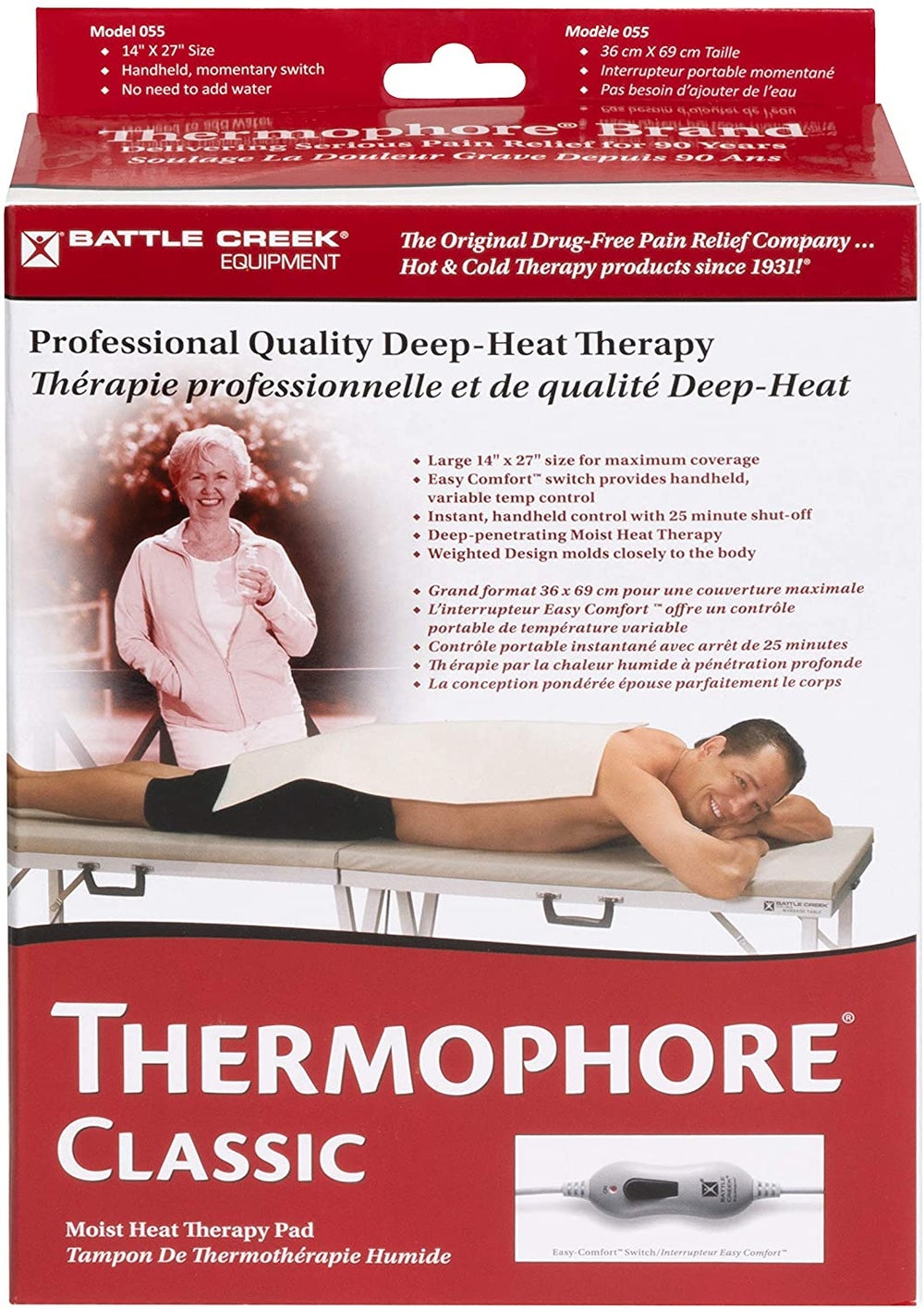 Thermophore Moist Heat Pad (Model 055/255) 14"x27" Heating Pads Thermophore   