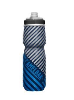 Camelbak Podium Chill Bike Bottle, Insulated Water Bottles Camelbak 24 oz Navy Stripe Outdoor 2022 