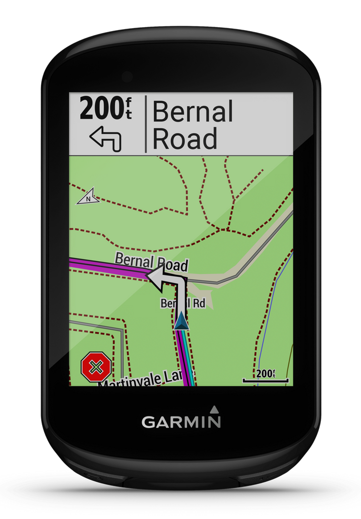 Front view of the Garmin Edge 830 GPS Cycling Computer