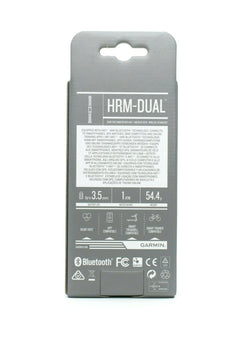 GARMIN HRM Dual - Ceinture cardio fréquencemetre textile ANT+ et Bluetooth  - Zoma