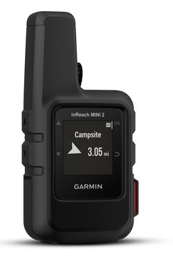 Front view of the Garmin inReach Mini 2 in Black