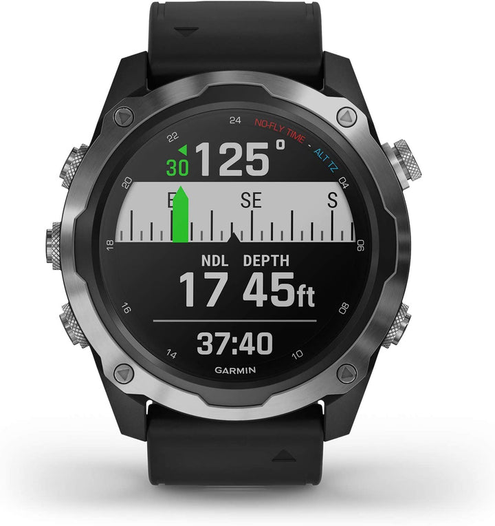 Front view of the Products Garmin Descent Mk2 GPS Dive Watch