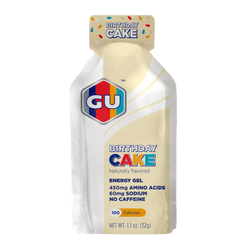 GU Original Sports Nutrition Energy Gels - 24 Pack Sports Nutrition GU Birthday Cake  