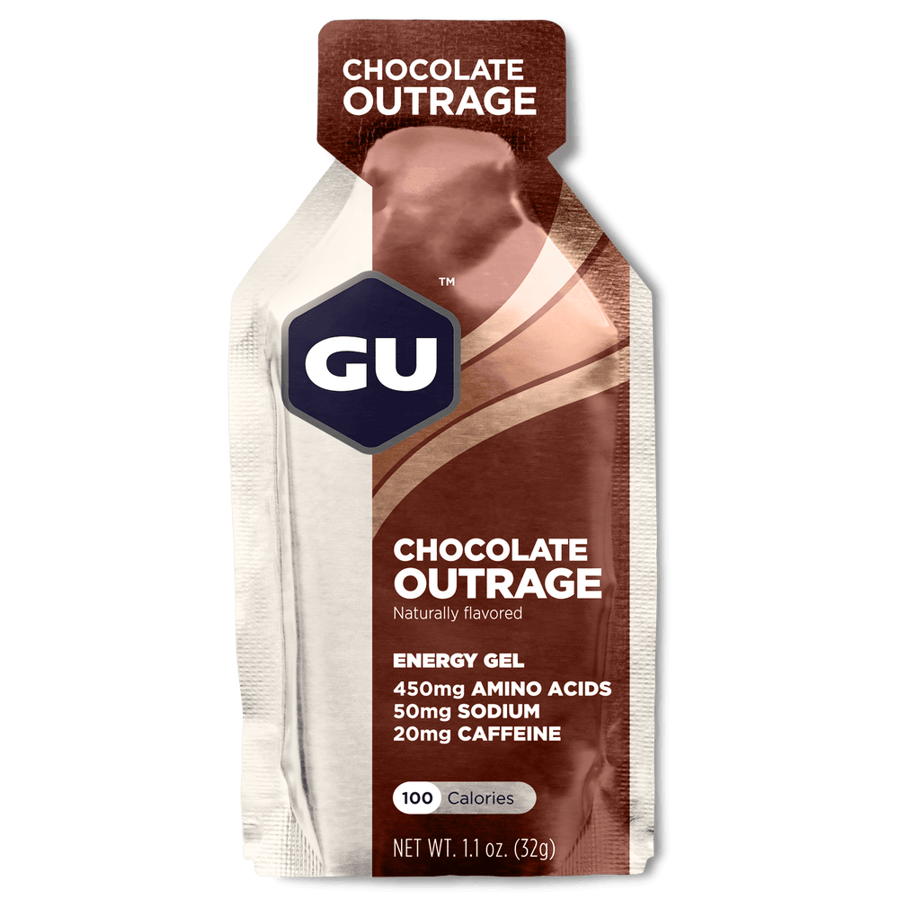 GU Original Sports Nutrition Energy Gels - 24 Pack Sports Nutrition GU Chocolate Outrage  