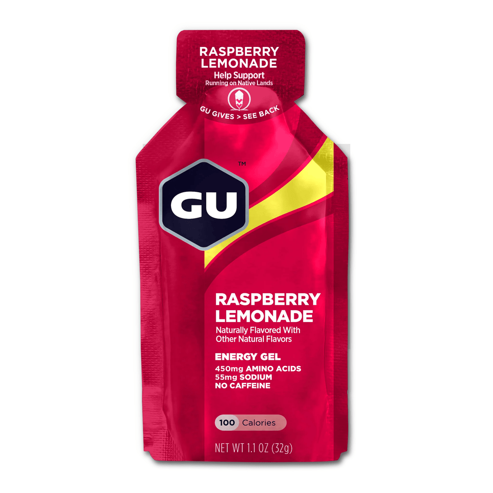 GU Original Sports Nutrition Energy Gels - 24 Pack Sports Nutrition GU Raspberry Lemonade  