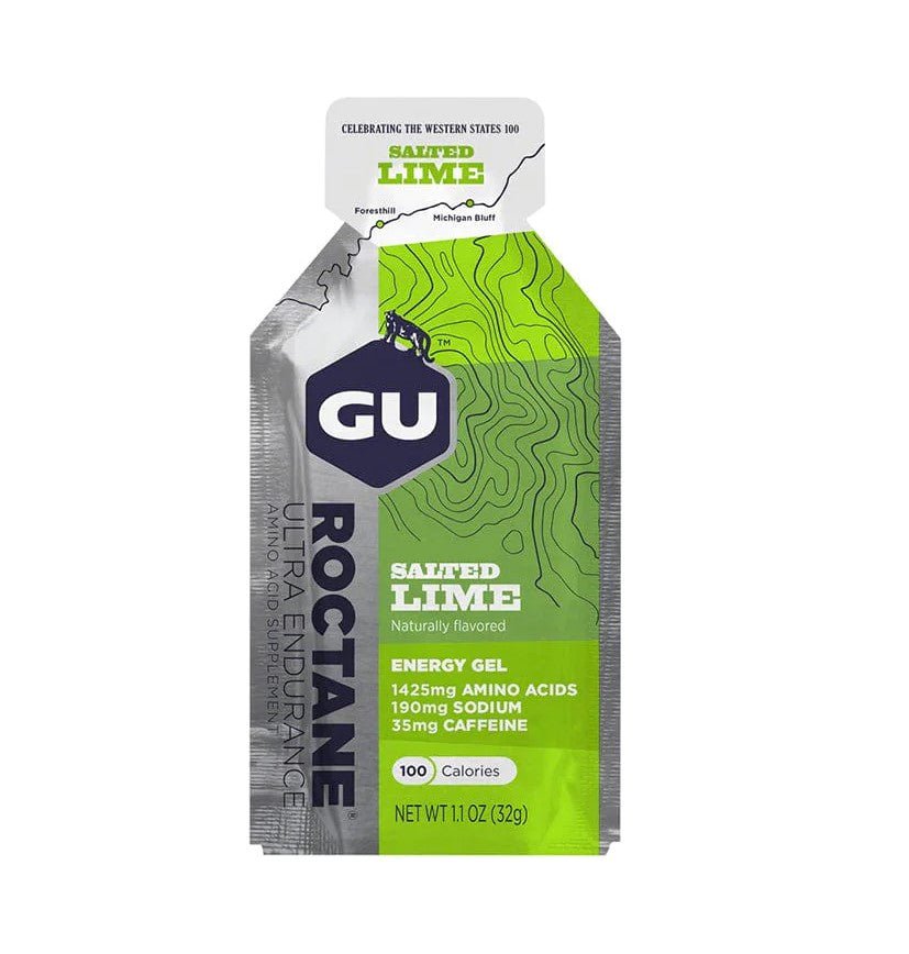 GU Roctane Ultra Endurance Energy Gel 24 ct Sports Nutrition GU Salted Lime  