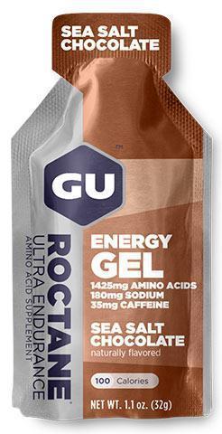 GU Roctane Ultra Endurance Energy Gel 24 ct Sports Nutrition GU Sea Salt Chocolate  