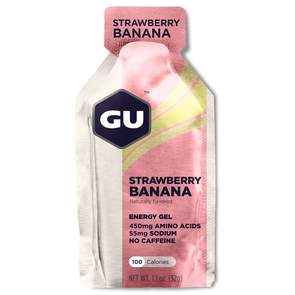 GU Original Sports Nutrition Energy Gels - 24 Pack Sports Nutrition GU Strawberry Banana  