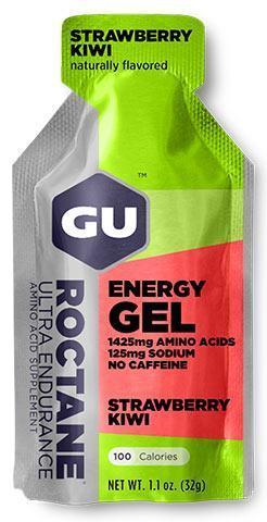 GU Roctane Ultra Endurance Energy Gel 24 ct Sports Nutrition GU Strawberry Kiwi  