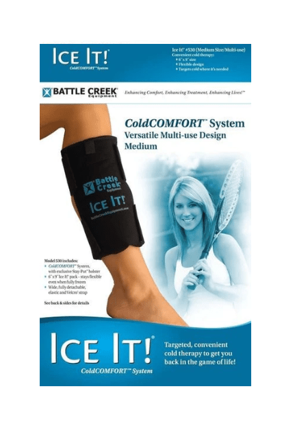 Battle Creek Ice It! Cold COMFORT (Model 530) Medium Neck / Back / Leg Cold Therapy Thermophore   