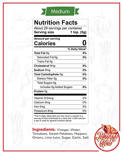 Jersey Girl All Natural (Low Sodium) Sweet Potato Hot Sauce - Variety 4 Pack Hot Sauce Jersey Girl Hot Sauce   