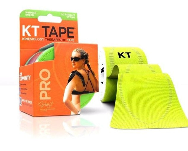 KT Tape Pro Synthetic (Pre-cut 20 strips) Sports Therapy KT Tape Winner Green  