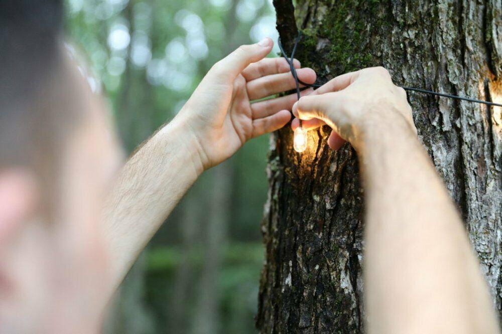 MPOWERD Luci Solar String Lights White HRM USA