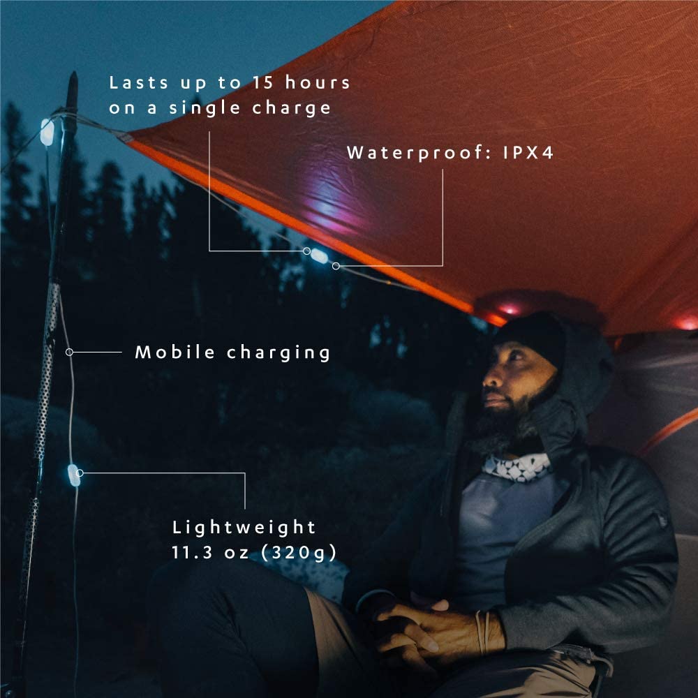 Luci Color Solar String Lights