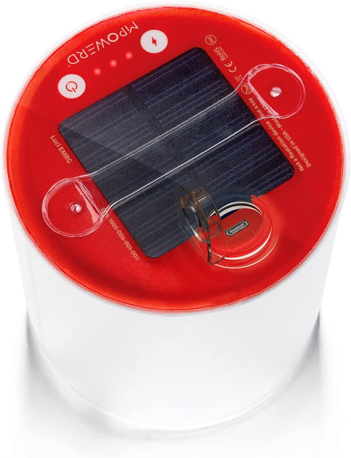 MPOWERD Luci EMRG Solar Powered Inflatable Lantern Cool Gadgets MPOWERD New Style with USB-C port  