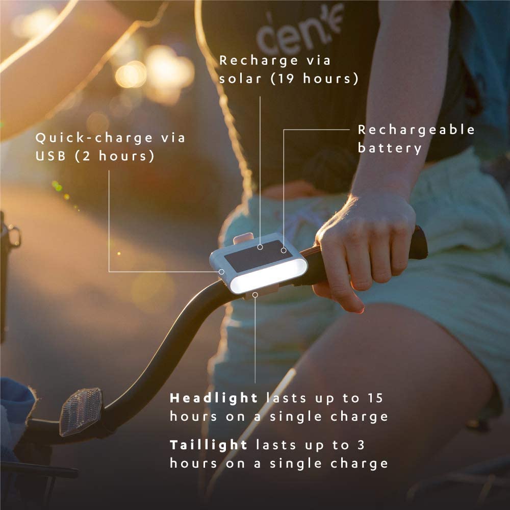 MPOWERD Luci Solar Bike Light Set Cycling Accessories MPOWERD   