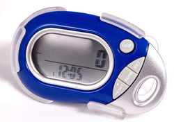 Pedusa PE-771 Tri-Axis Multi-Function Pocket Pedometer with Clip & Lanyard Pedometers PEDUSA Blue  