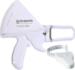 Sequoia Fitness Trimcal 4000 Fat Caliper & Body Tape Bundle Body Measurement Sequoia White Caliper / White Tape  