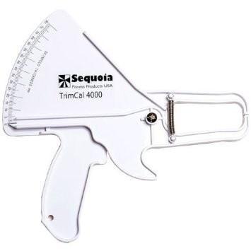 Sequoia Fitness TrimCal 4000 Skinfold Body Fat % Caliper Body Measurement Sequoia White  